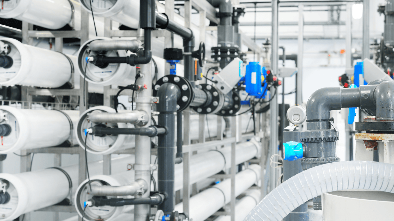 Commercial reverse osmosis system showcasing a highly engineered, industrial reverse osmosis (RO) system designed for light commercial use. This space-saving design highlights the advanced filtration process, using specialized filters to remove impurities such as iron and particles from water. The compact machine provides low-pressure operation, facilitating the production of purified water for businesses. Known for its durability, this reverse osmosis system is ideal for customers looking to purchase a reliable filtration system that ensures high-quality water by addressing various factors like water quality and contaminants. This system’s stock availability and engineered efficiency make it a leading choice for businesses seeking efficient, cost-effective solutions to purify water, remove impurities, and improve water quality.