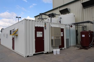 ProChem, Inc. industrial wastewater reuse system in conex containers