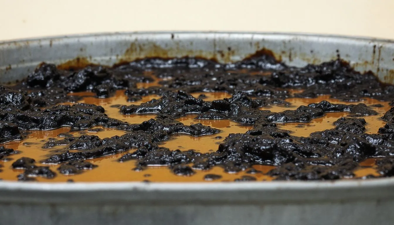 A typical gravity thickener at a wastewater treatment plant performing the sludge thickening process, featuring specially designed circular tanks that concentrate thin sludges by removing excess water and increasing solids concentration. This essential sludge treatment step prepares waste activated sludge and primary sludge for dewatering, anaerobic digestion, and further downstream processing, improving volume reduction and overall wastewater treatment efficiency.